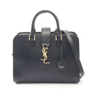 Yves Saint Laurent Saint Laurent Paris Monogram Baby Cabas Handbag, Leather, ...